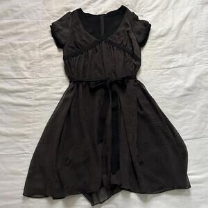 Hysteric Glamour x Courtney Love dark purple brown and black dress Size Small